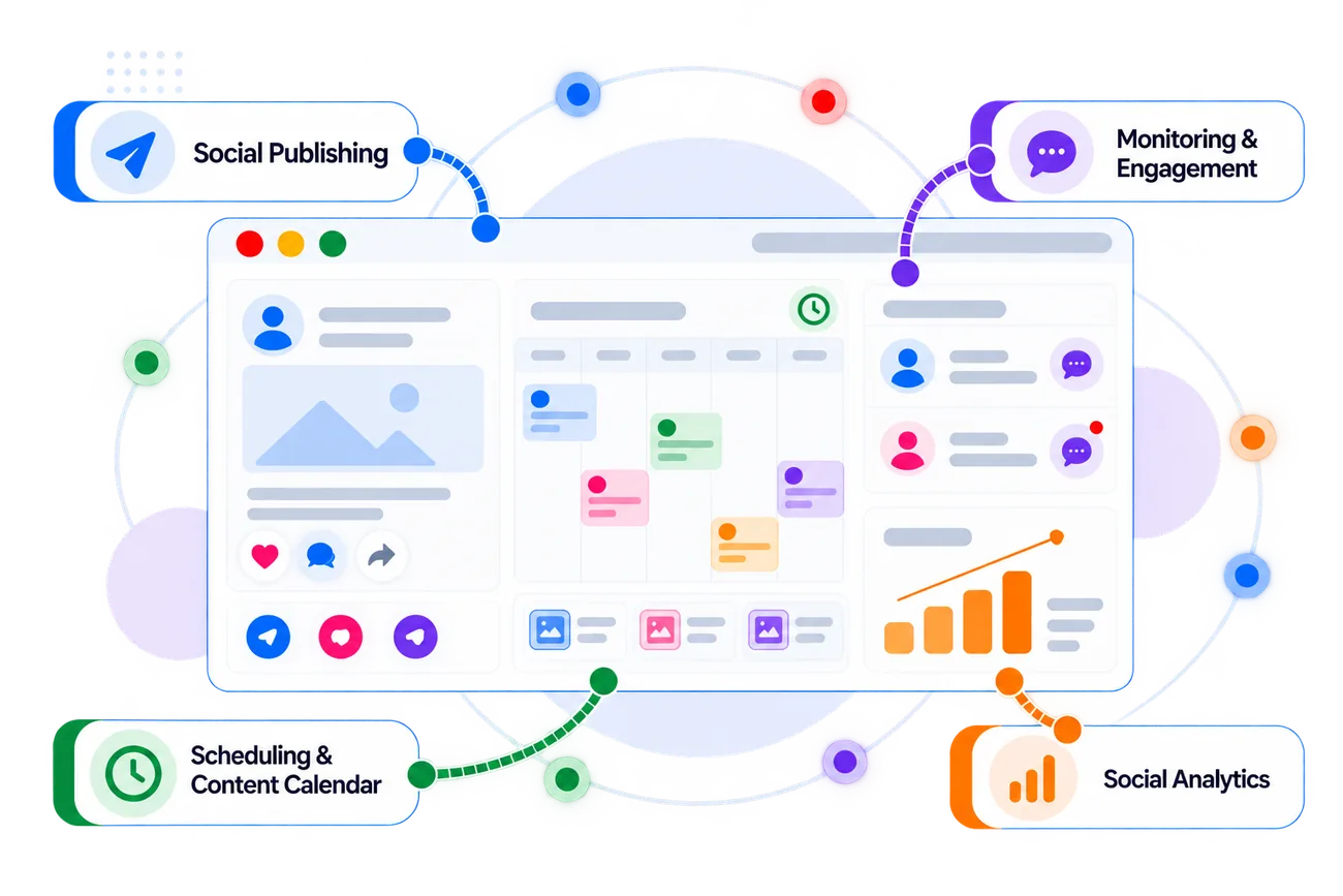Zoho Social product overview